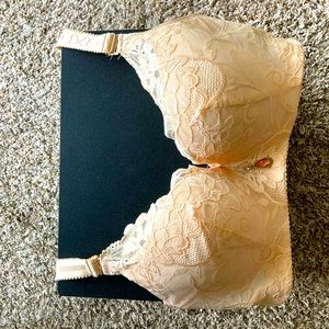 Sexy Lace Full Coverage Wired Push-up Bra 36D